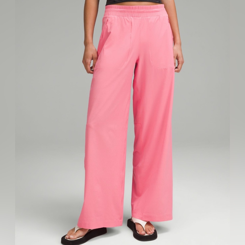 SOLD Lululemon Swift Mid-Rise Wide-Leg Pant - Sakura Pink NWT